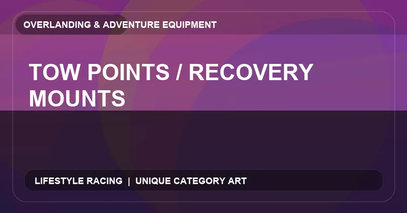 Tow Points / Recovery Mounts